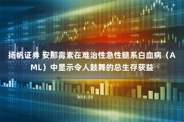 扬帆证券 安那霉素在难治性急性髓系白血病（AML）中显示令人鼓舞的总生存获益